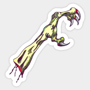 Dismembered claw Sticker